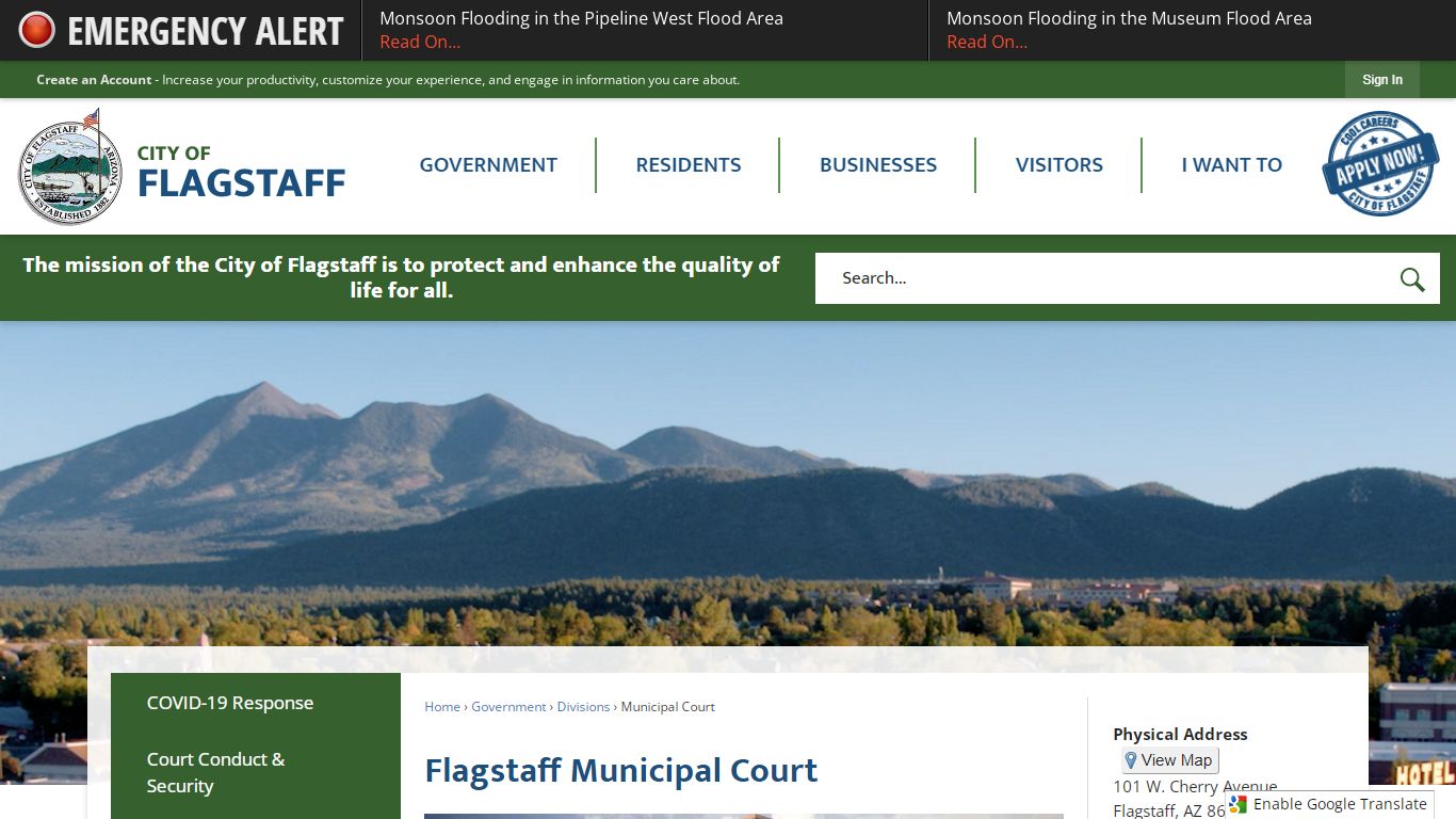 Flagstaff Municipal Court | City of Flagstaff Official Website - Arizona